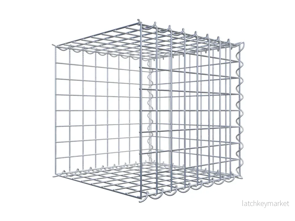 Extra gabion typ 2 40 cm x 40 cm x 40 cm (L x H x D), maskstorlek 5 cm x 5 cm, spiral - Bild 3