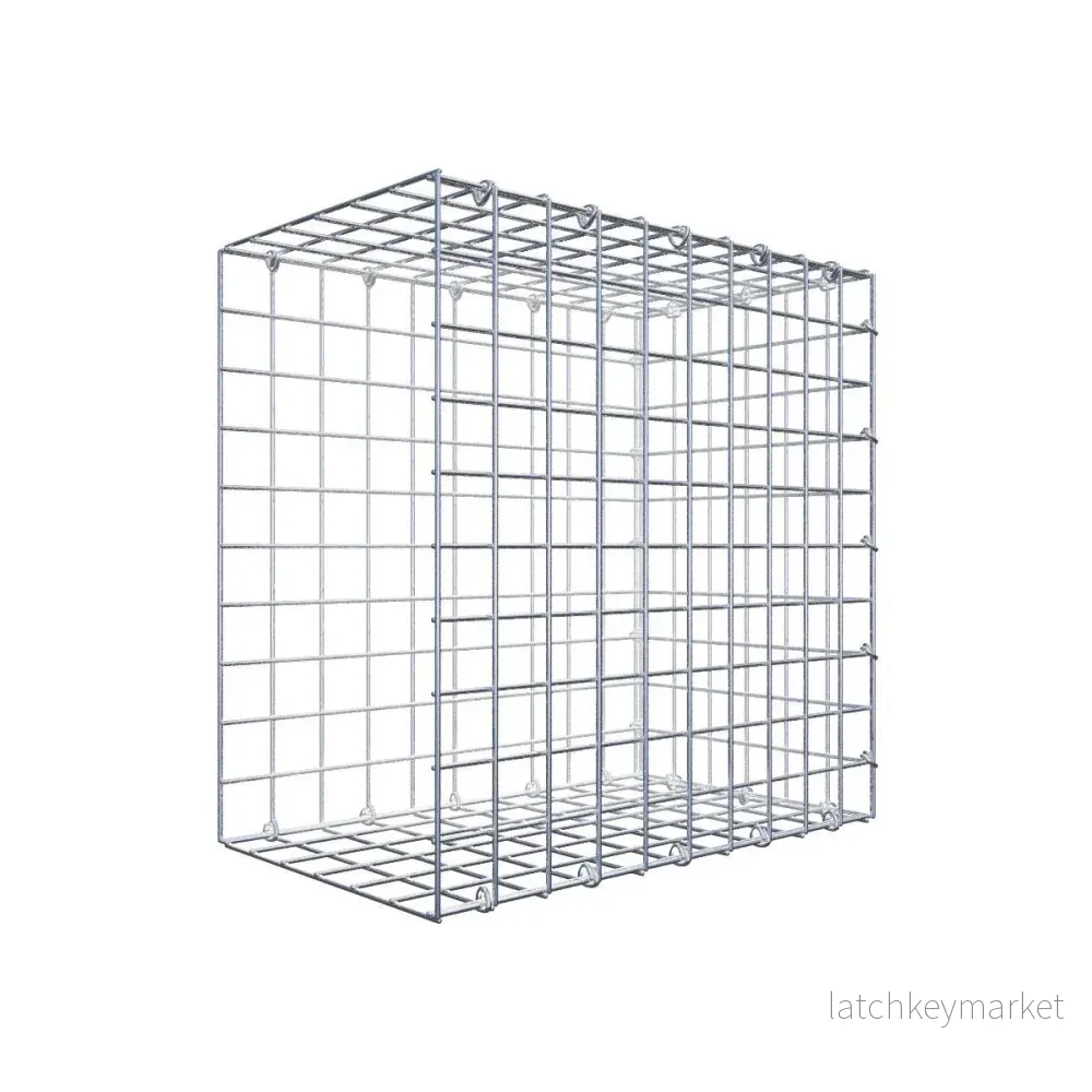 Fästbar gabion typ 2 50 cm x 50 cm x 30 cm (L x H x D), maskstorlek 5 cm x 5 cm, C-ring Fästbar gabion typ 2 50 cm x 50 cm x 30 cm (L x H x D), maskstorlek 5 cm x 5 cm, C-ring