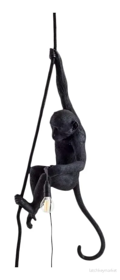 Monkey Lamp With Rope - Bild 3