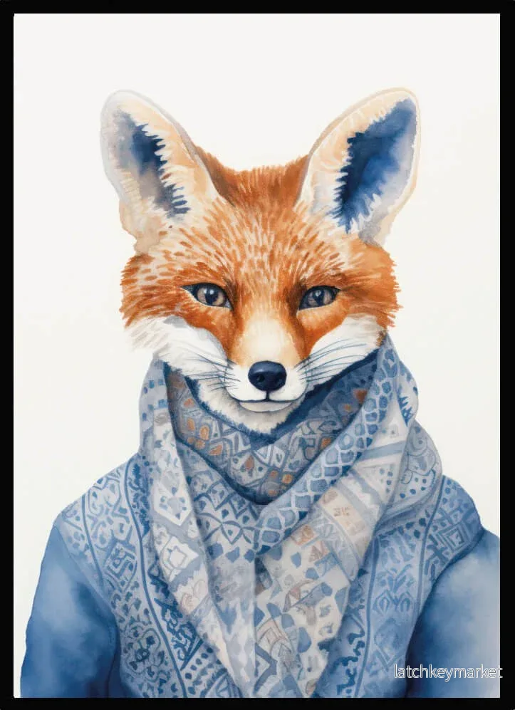Barntavla – Fox Blue Barntavla – Fox Blue