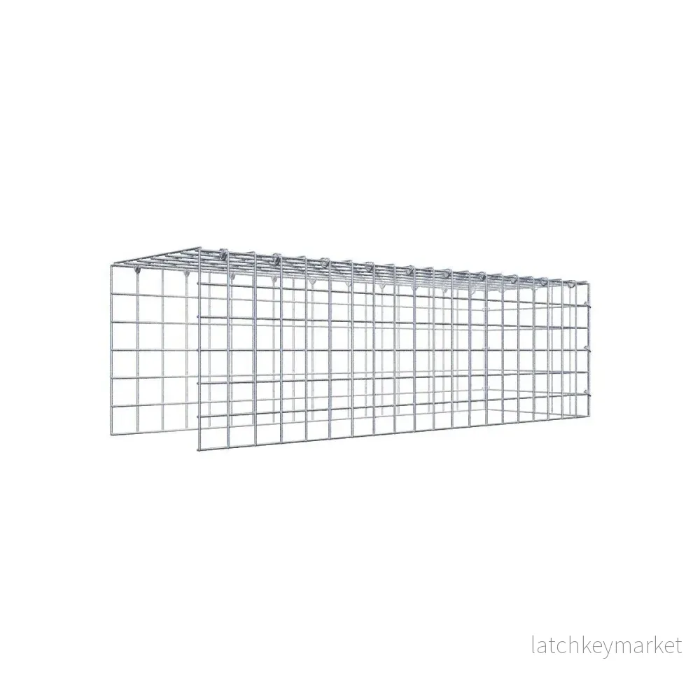 Extra gabion typ 4 100 cm x 30 cm x 30 cm (L x H x D), maskstorlek 5 cm x 5 cm, C-ring Extra gabion typ 4 100 cm x 30 cm x 30 cm (L x H x D), maskstorlek 5 cm x 5 cm, C-ring