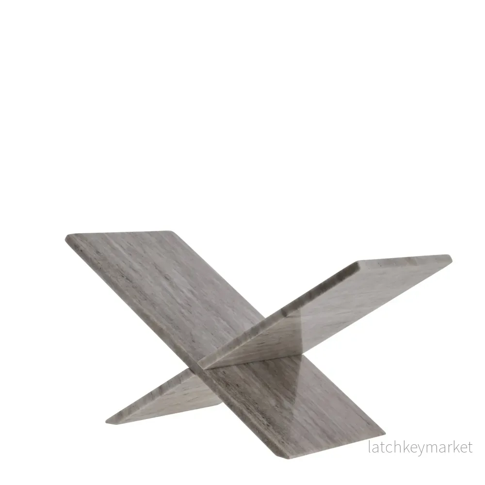Elivinne magasinholder 45×20 cm mørk sand marmor Elivinne magasinholder 45×20 cm mørk sand marmor