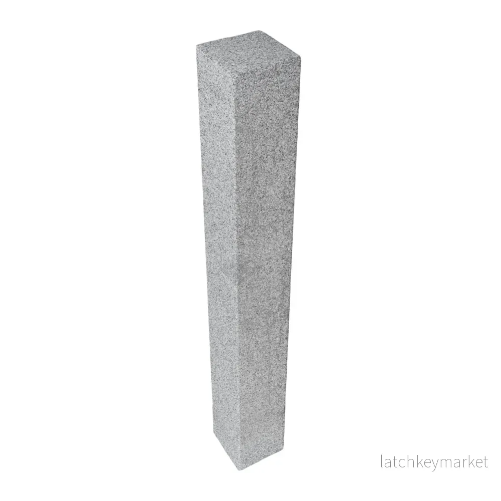 Granitstolpe Bergama Grå Modern 1200x150x150 Granitstolpe Bergama Grå Modern 1200x150x150
