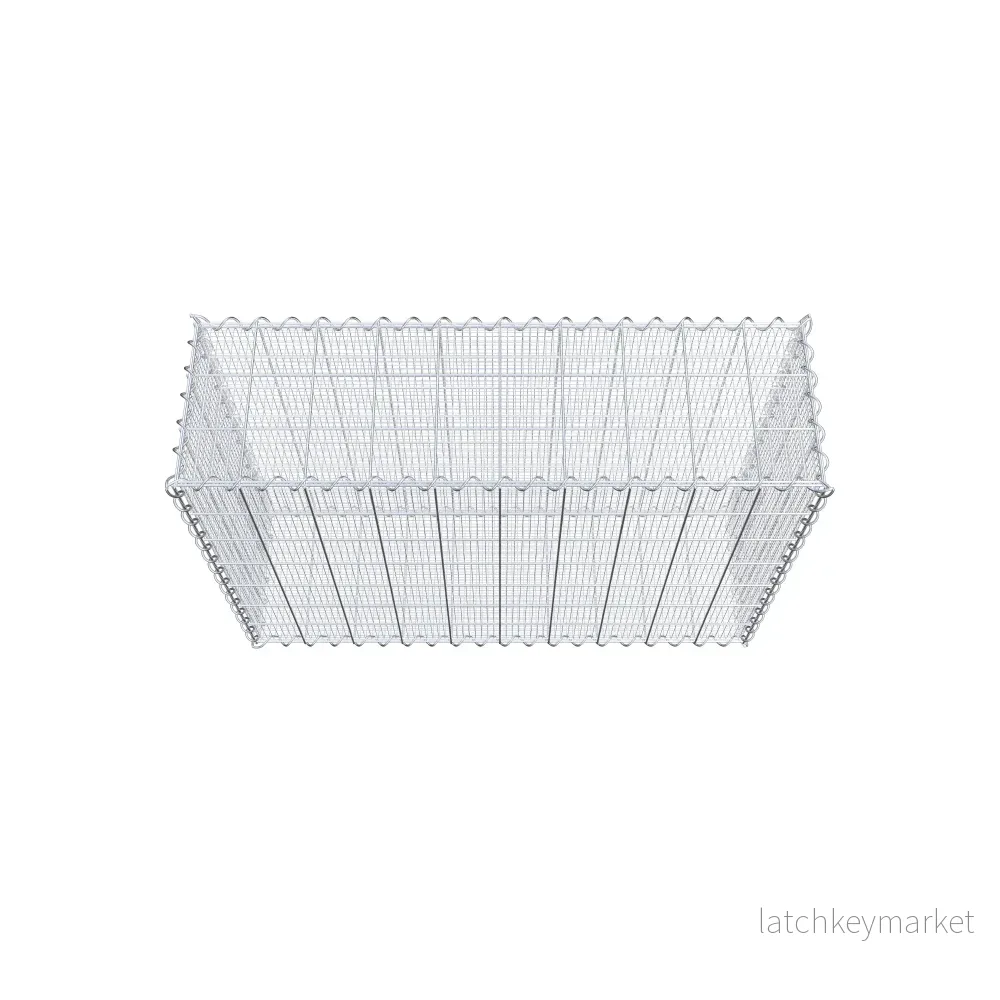 Sandgabion 100 cm x 70 cm x 30 cm (L x H x D), maskstorlek 10 cm x 10 cm, spiral - Bild 3