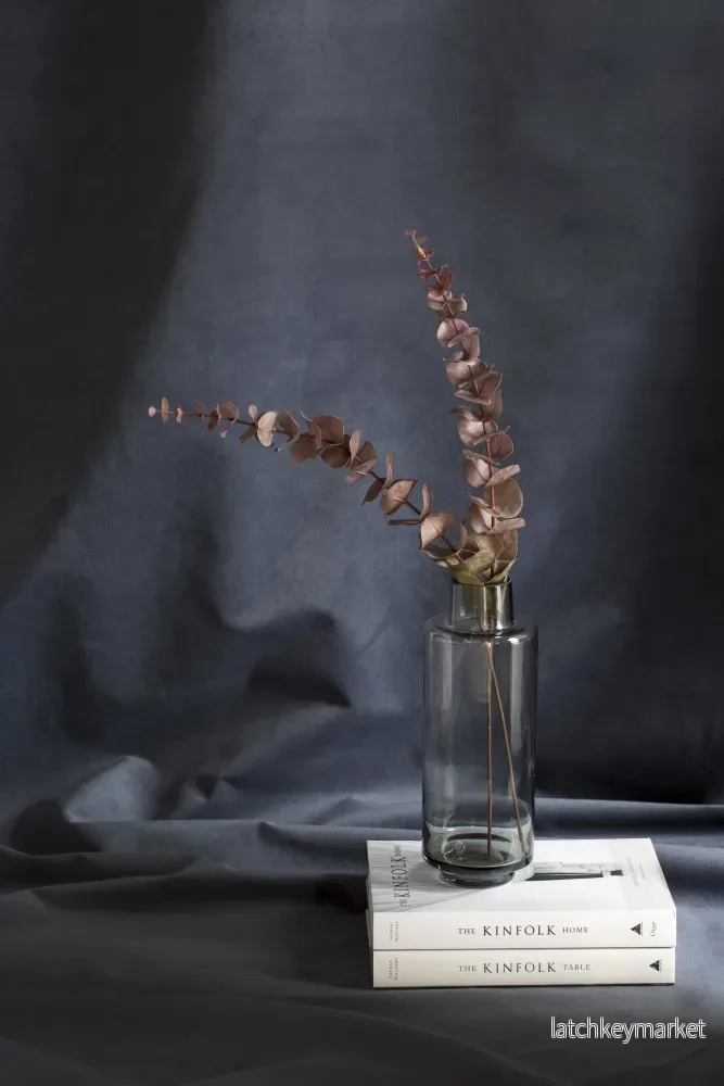 Hedria vas H30 cm. røyket grå glas - Bild 3