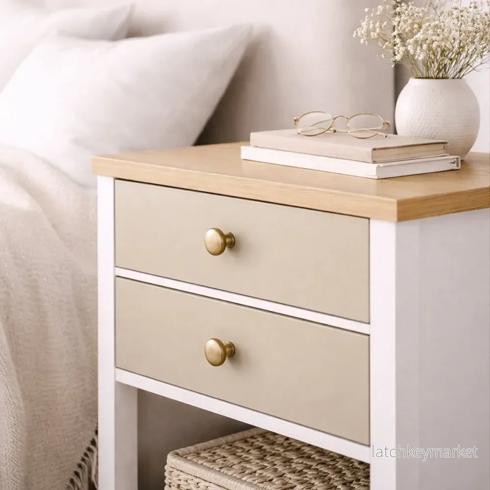 Dekorfolie enfärgad beige - Bild 2