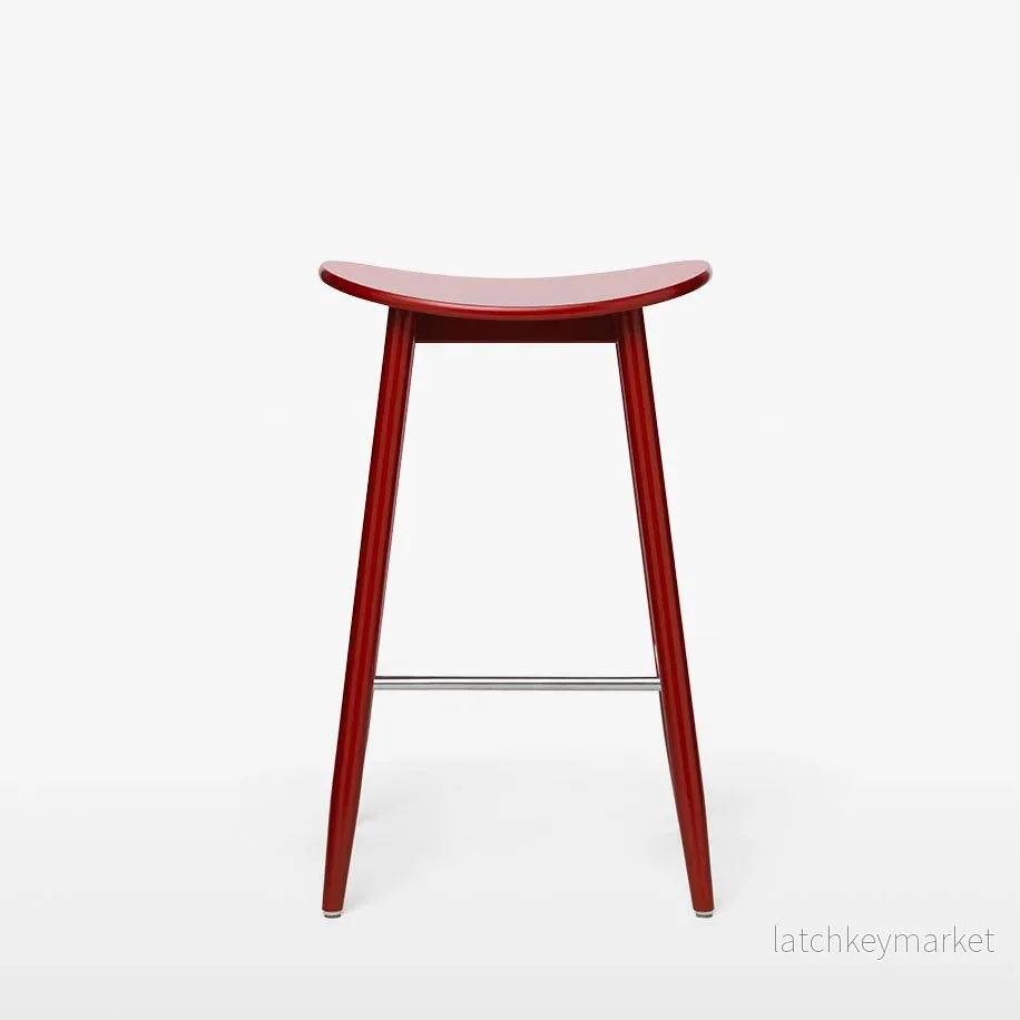 Massproductions Icha Bar Stool Red - Bild 2