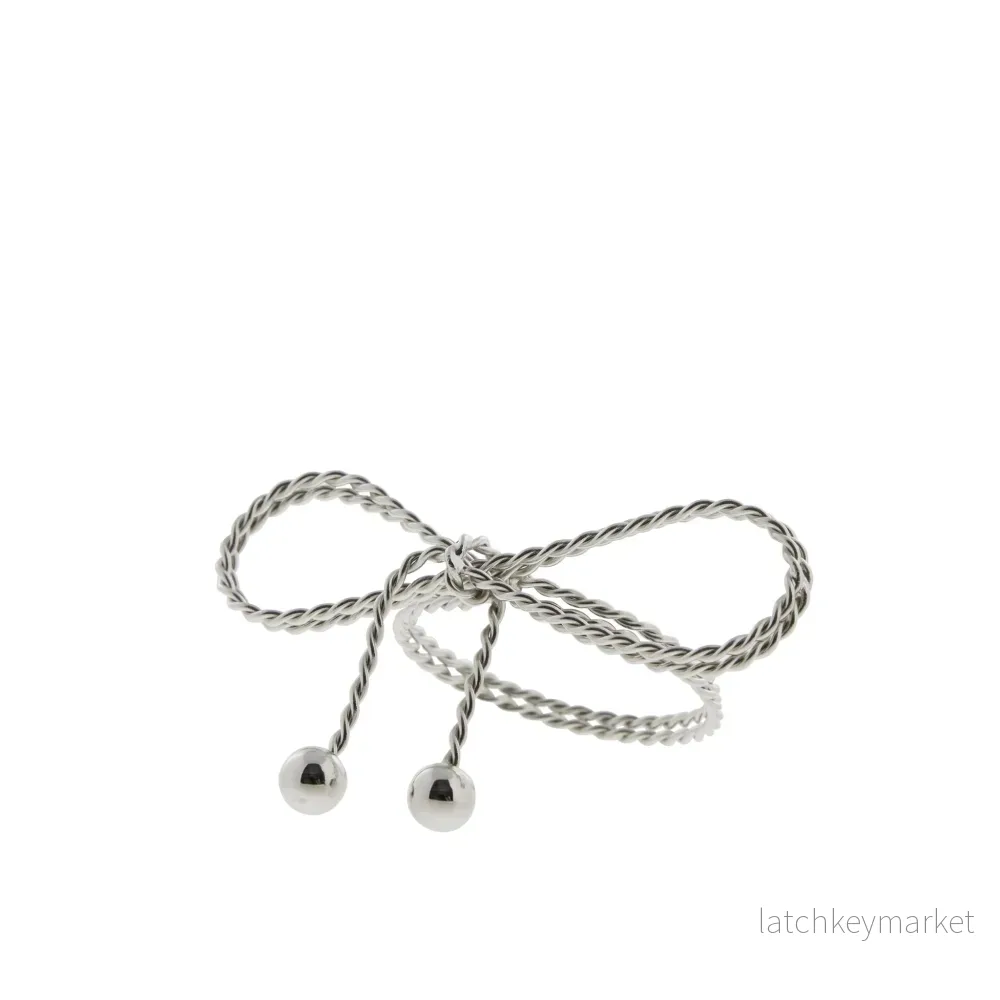 Sigrid serviettring H5 cm. silver - Bild 2