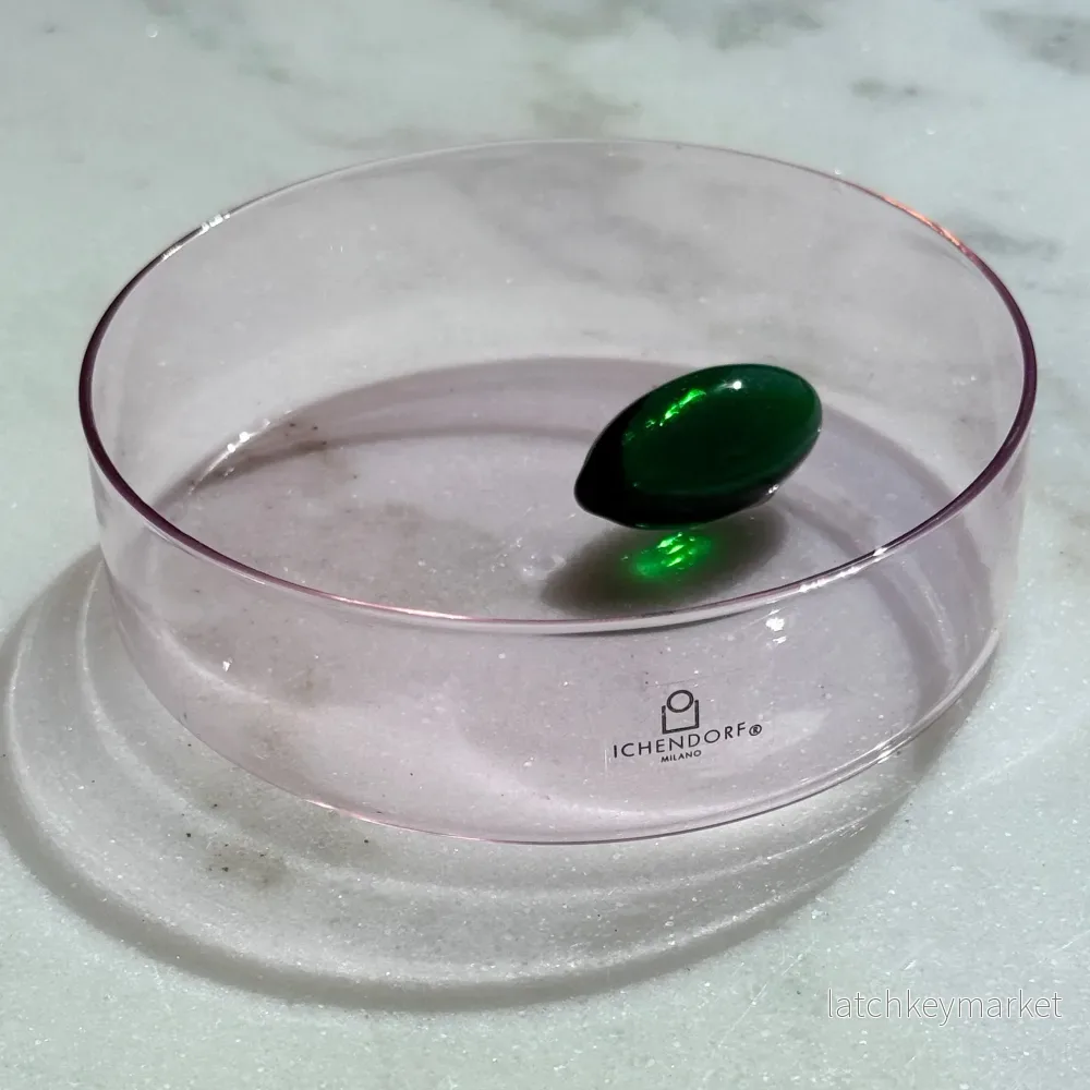 Purple Little Bowl with Green Olive - Bild 2