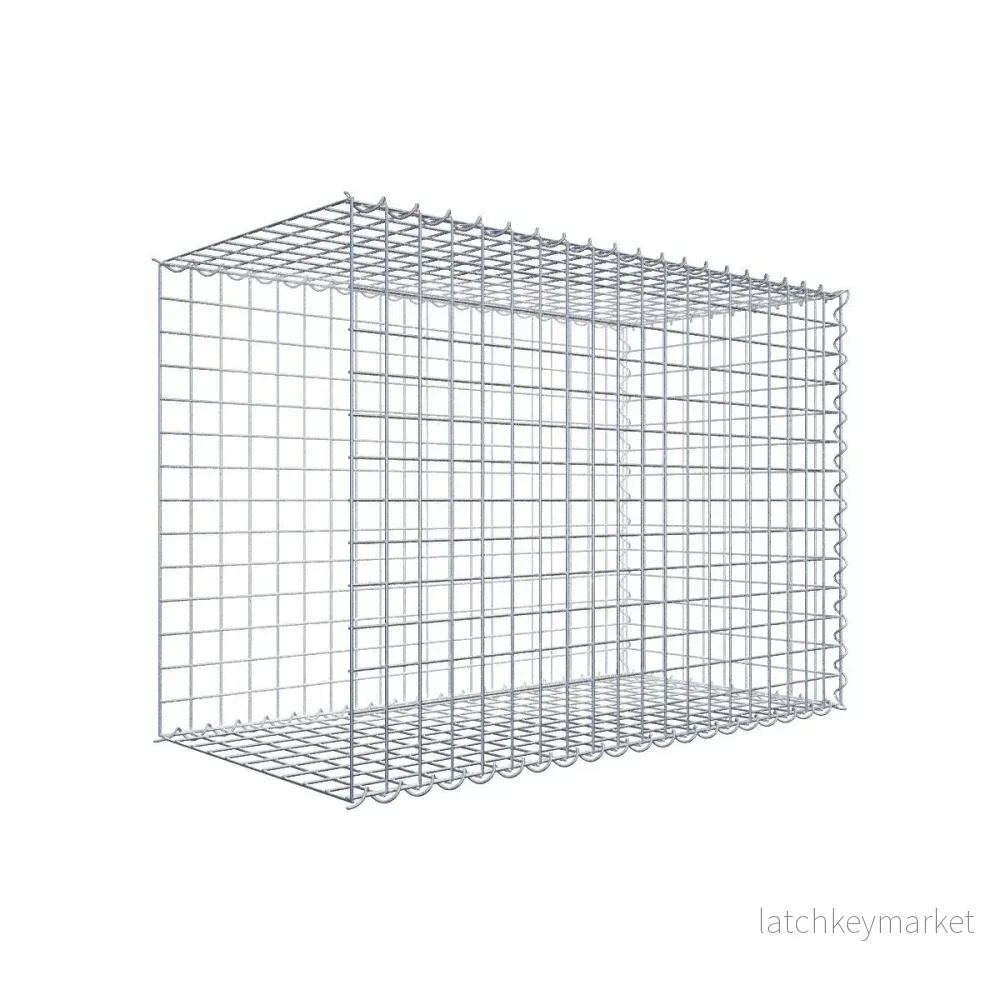 Extra gabion typ 2 100 cm x 70 cm x 50 cm (L x H x D), maskstorlek 5 cm x 5 cm, spiral Extra gabion typ 2 100 cm x 70 cm x 50 cm (L x H x D), maskstorlek 5 cm x 5 cm, spiral