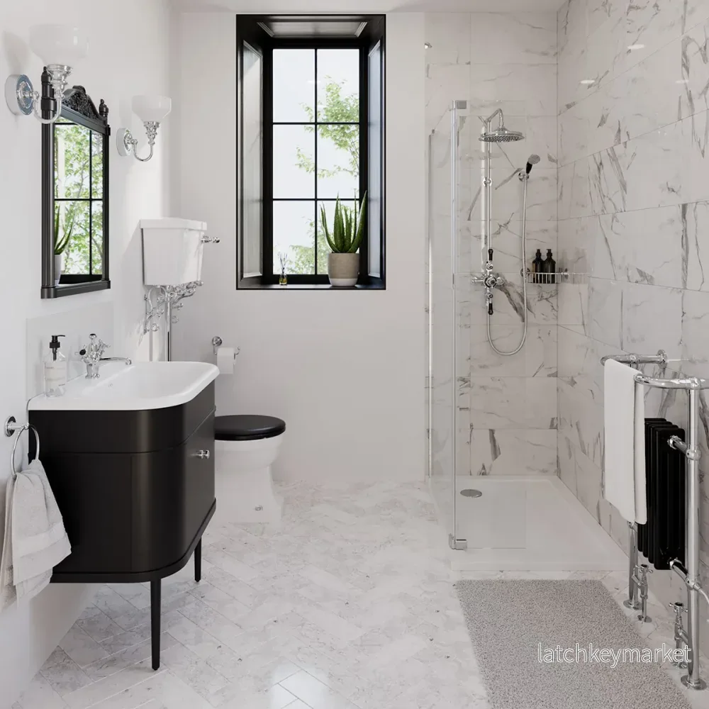 Burlington toalett med smal cistern - Bild 2