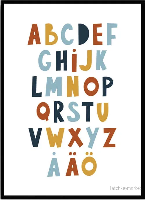 Poster Alfabet