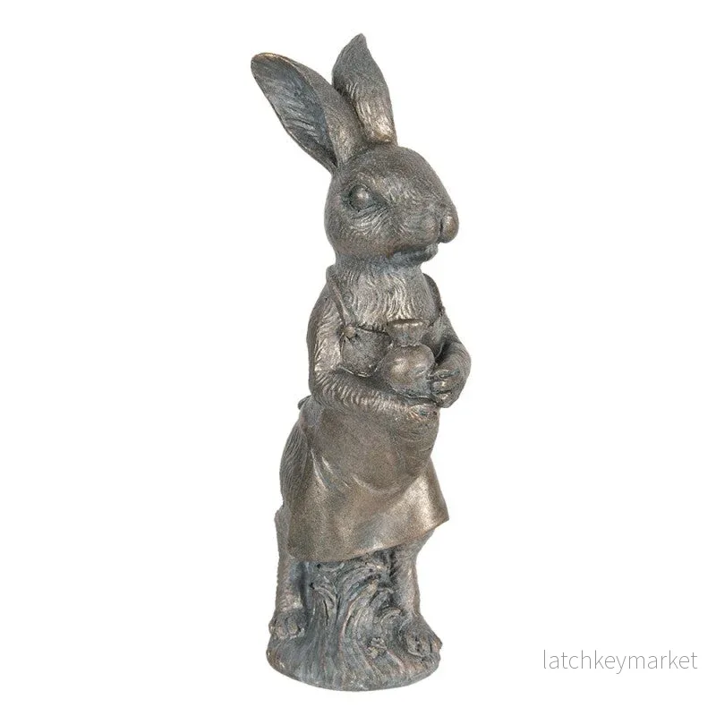 Påskdekoration Kanin 21 Cm Brun Polyresin REA Påskdekoration Kanin 21 Cm Brun Polyresin REA
