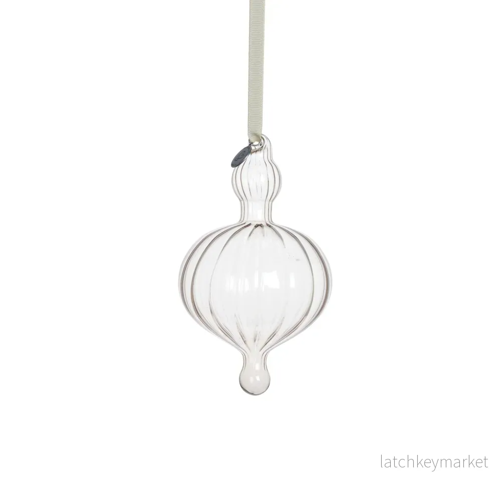 Glosille ornament H14,5 cm. sand Glosille ornament H14,5 cm. sand