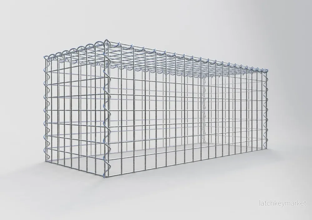 Extra gabion typ 3 100 cm x 40 cm x 40 cm (L x H x D), maskstorlek 5 cm x 5 cm, spiral - Bild 2