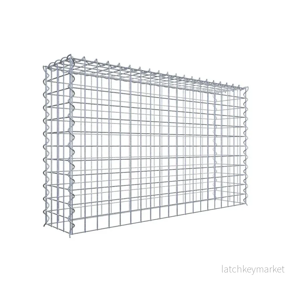 Extra gabion typ 3 100 cm x 60 cm x 20 cm (L x H x D), maskstorlek 5 cm x 5 cm, spiral Extra gabion typ 3 100 cm x 60 cm x 20 cm (L x H x D), maskstorlek 5 cm x 5 cm, spiral