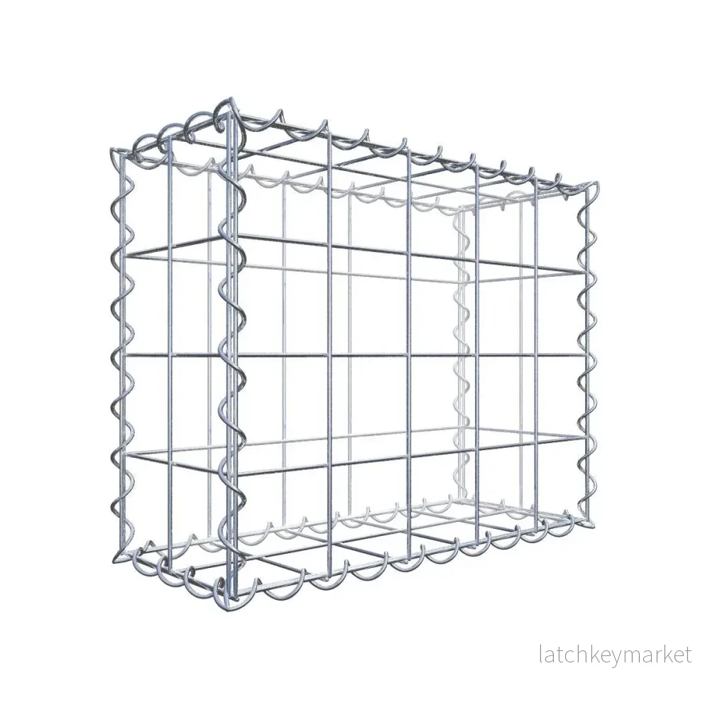 Gabion 50 cm x 40 cm x 20 cm (L x H x D), maskstorlek 10 cm x 10 cm, spiral Gabion 50 cm x 40 cm x 20 cm (L x H x D), maskstorlek 10 cm x 10 cm, spiral