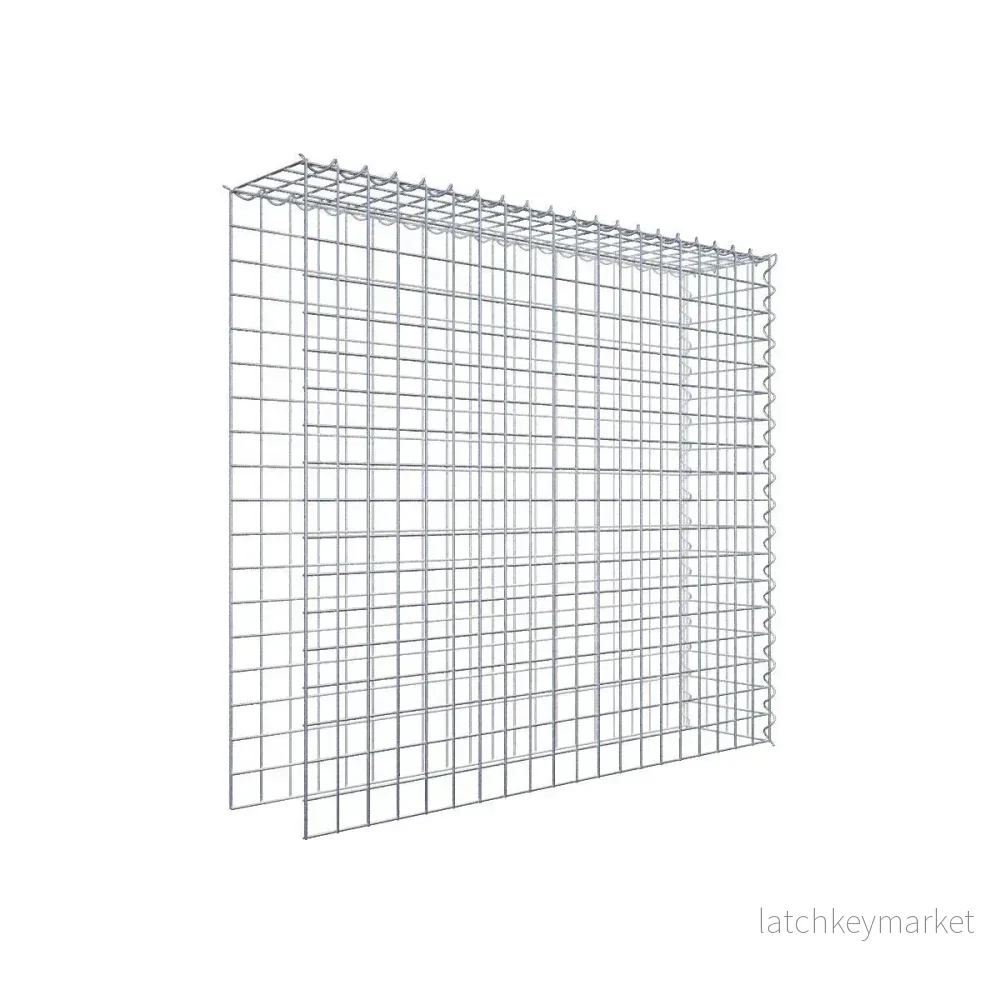 Extra gabion typ 4 100 cm x 90 cm x 20 cm (L x H x D), maskstorlek 5 cm x 5 cm, spiral Extra gabion typ 4 100 cm x 90 cm x 20 cm (L x H x D), maskstorlek 5 cm x 5 cm, spiral