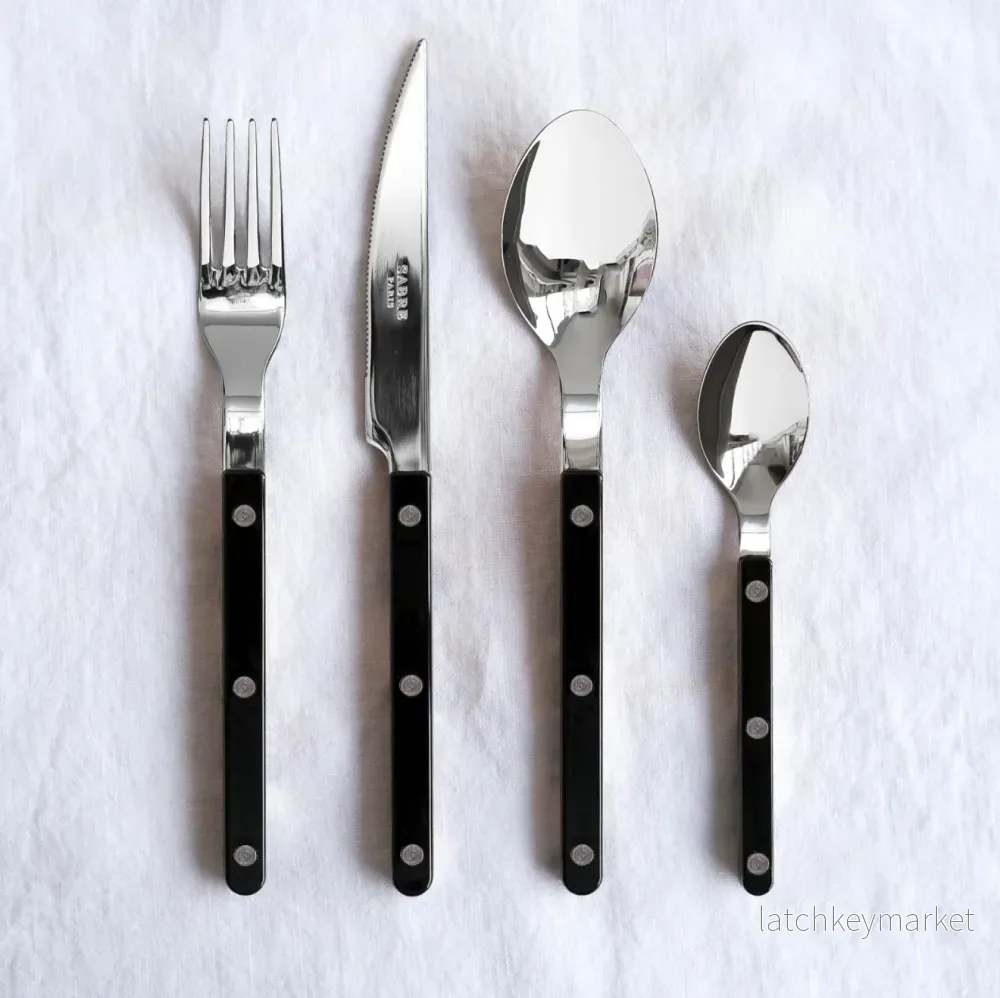 Sabre Paris Cutlery Set 24 pcs Black