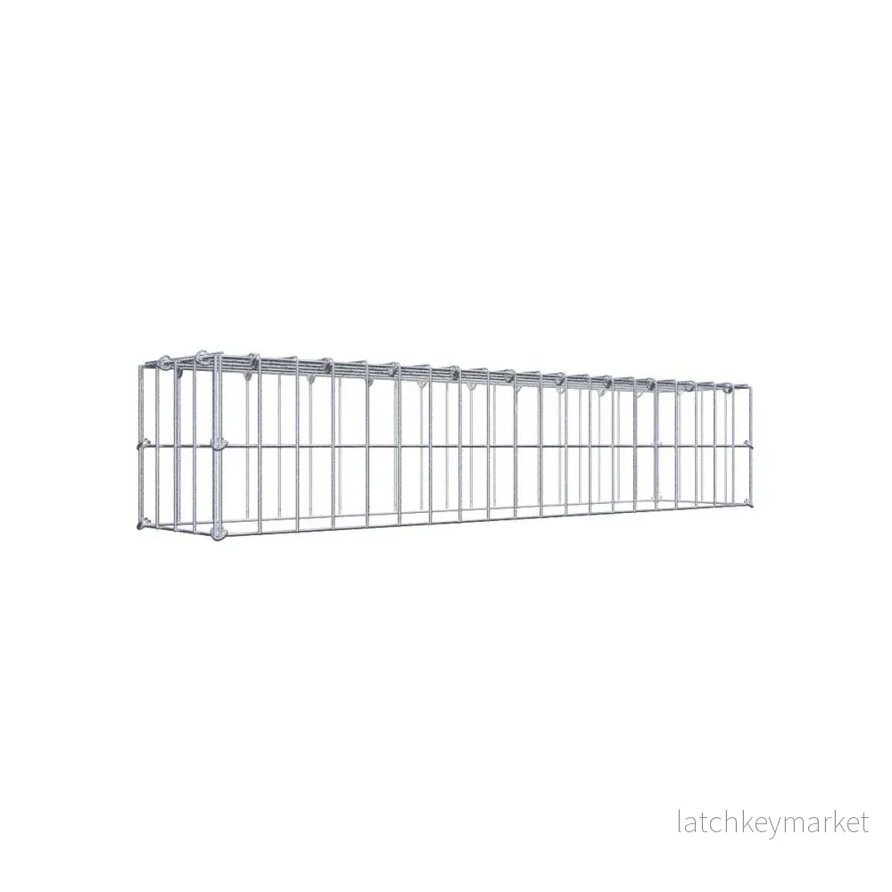 Typ 3 påbyggnadsgabion 100 cm x 20 cm x 20 cm (L x H x D), maskstorlek 5 cm x 10 cm, C-ring Typ 3 påbyggnadsgabion 100 cm x 20 cm x 20 cm (L x H x D), maskstorlek 5 cm x 10 cm, C-ring