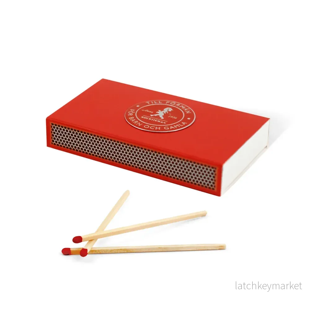 Solstickan tändstickor röd ask Solstickan tändstickor röd ask