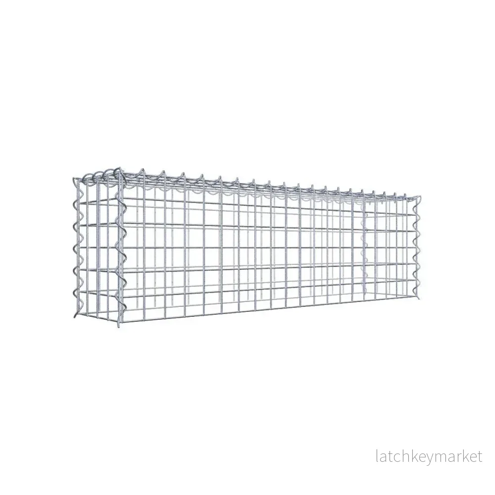 Påväxt gabion typ 3 100 cm x 30 cm x 20 cm (L x H x D), maskstorlek 5 cm x 5 cm, spiral Påväxt gabion typ 3 100 cm x 30 cm x 20 cm (L x H x D), maskstorlek 5 cm x 5 cm, spiral