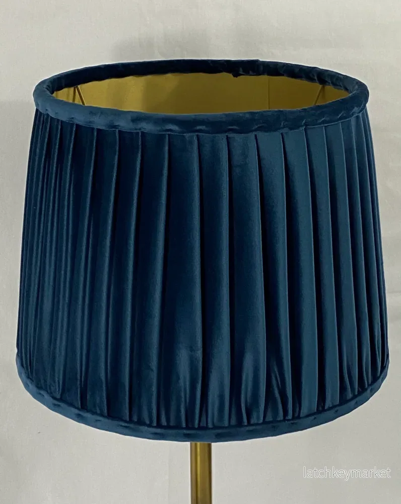 Lampskärm Anastacia, Mörkblå
