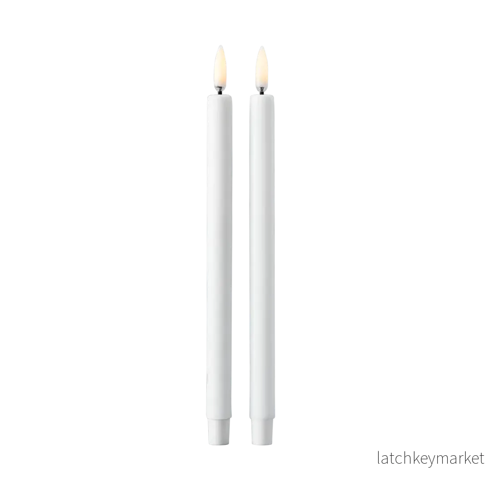Stoff Nagel LED Candles 2 Pcs