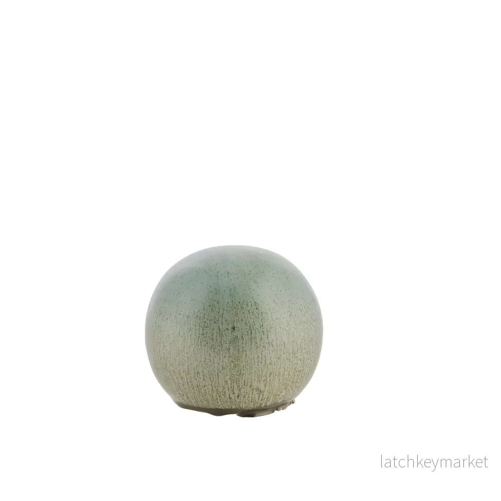 Milenne dekoration H11,5 Ø13 cm. dammigt grönt Milenne dekoration H11,5 Ø13 cm. dammigt grönt