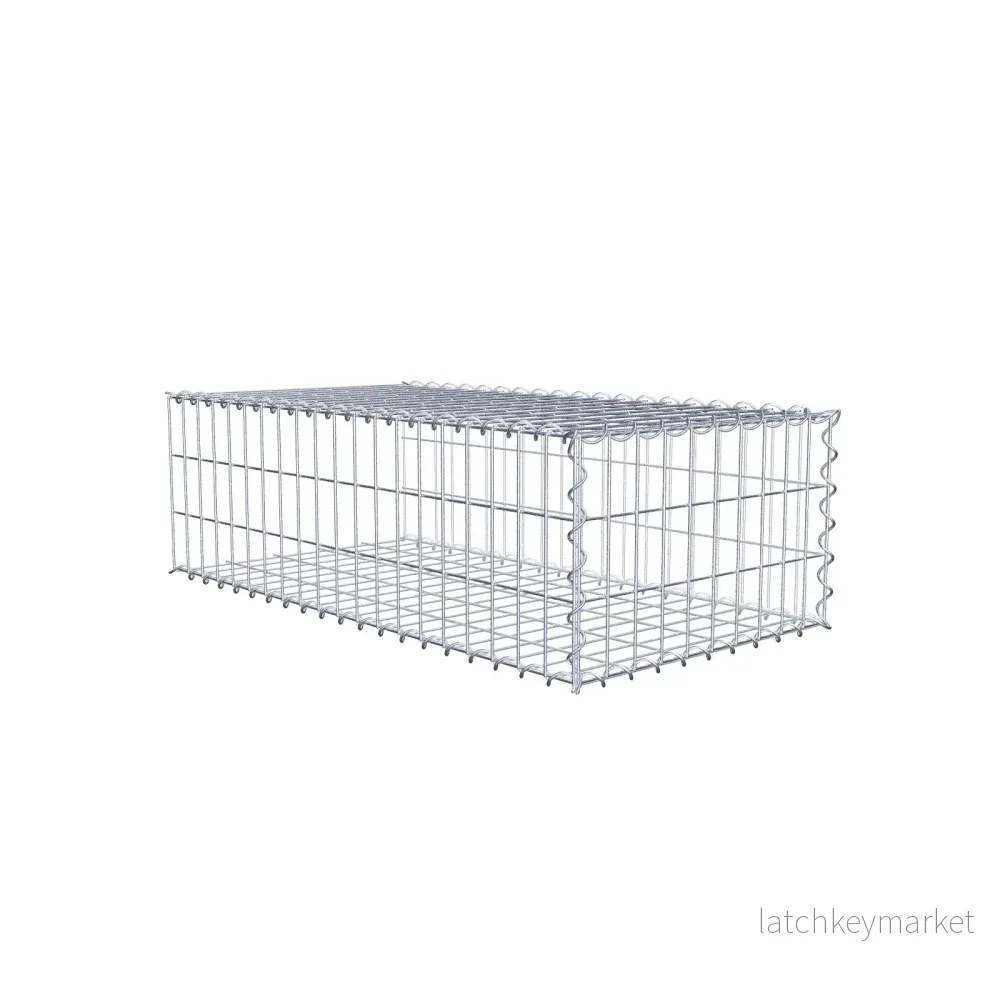 Påväxt gabion typ 2 100 cm x 30 cm x 50 cm (L x H x D), maskstorlek 5 cm x 10 cm, spiral Påväxt gabion typ 2 100 cm x 30 cm x 50 cm (L x H x D), maskstorlek 5 cm x 10 cm, spiral