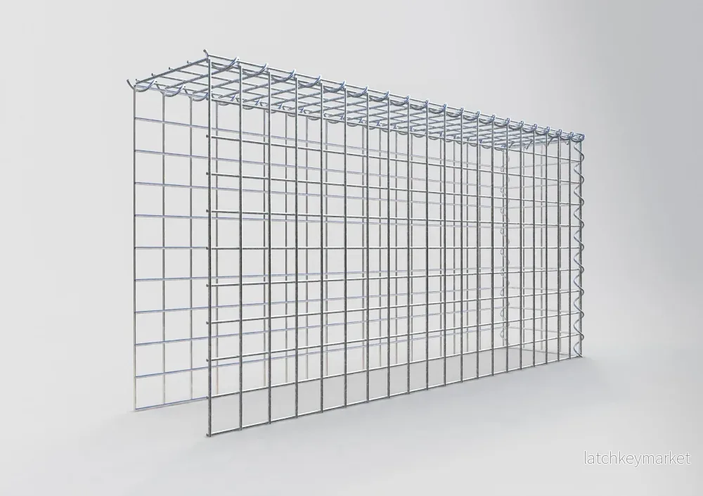 Extra gabion typ 4 100 cm x 50 cm x 20 cm (L x H x D), maskstorlek 5 cm x 5 cm, spiral - Bild 2