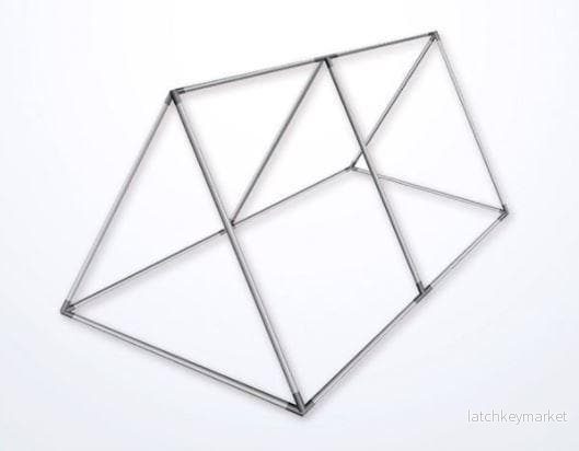 Enkelsidig A-ram i aluminium 100 x 200 cm. - Bild 2