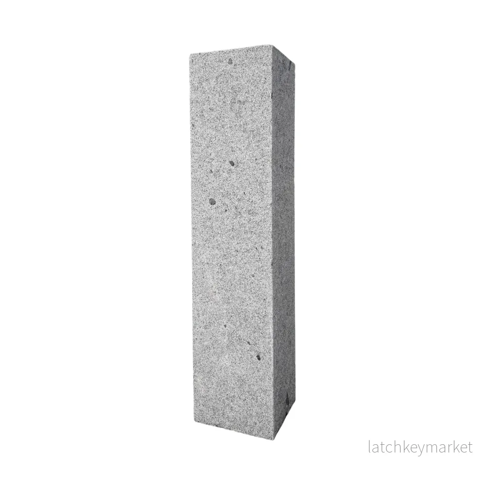 Granitstolpe Bergama Grå Modern 2300x400x400 Granitstolpe Bergama Grå Modern 2300x400x400