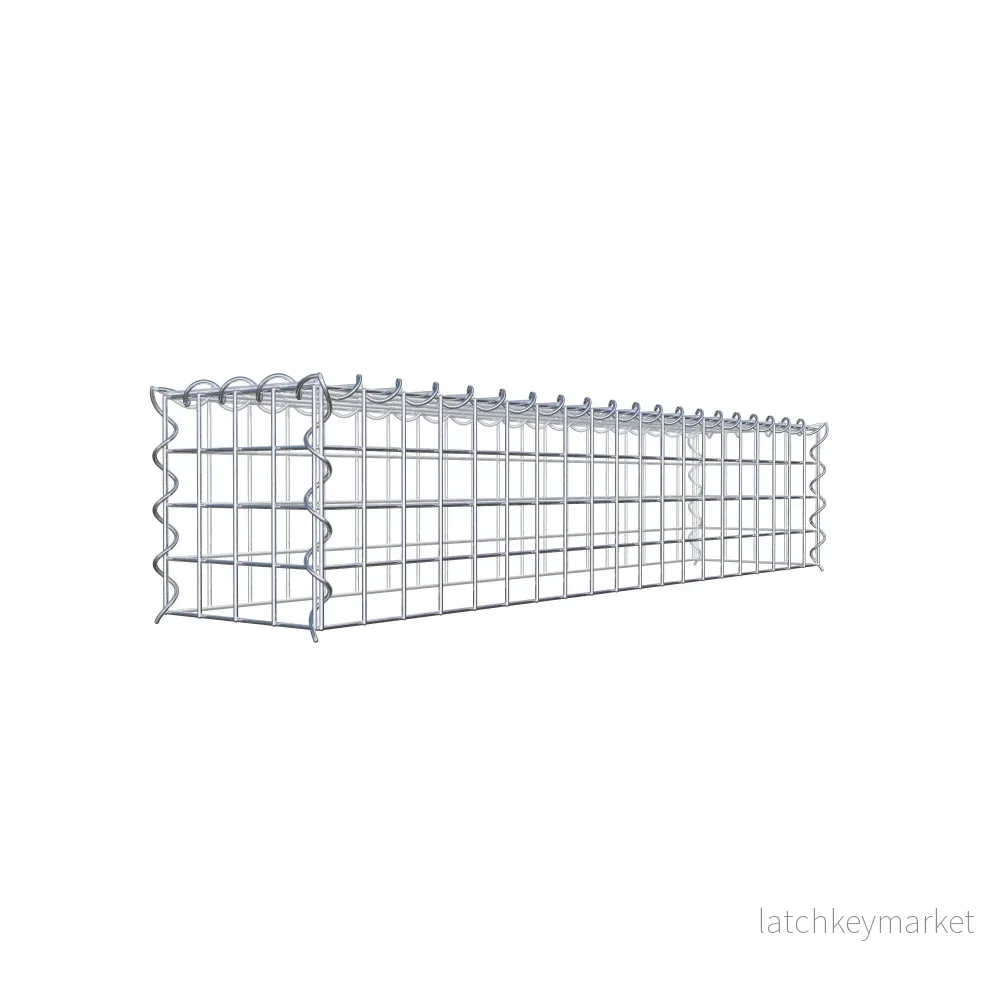 Extra gabion typ 3 100 cm x 20 cm x 20 cm (L x H x D), maskstorlek 5 cm x 5 cm, spiral - Bild 3