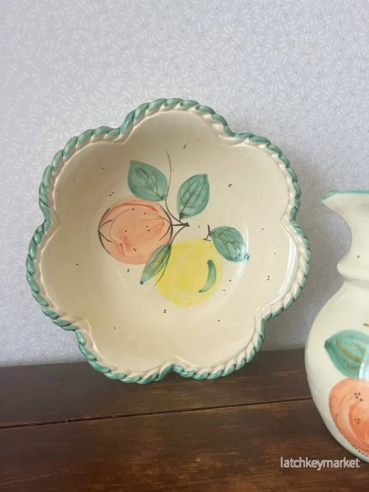 Stor skål -franskt porslin Provence
