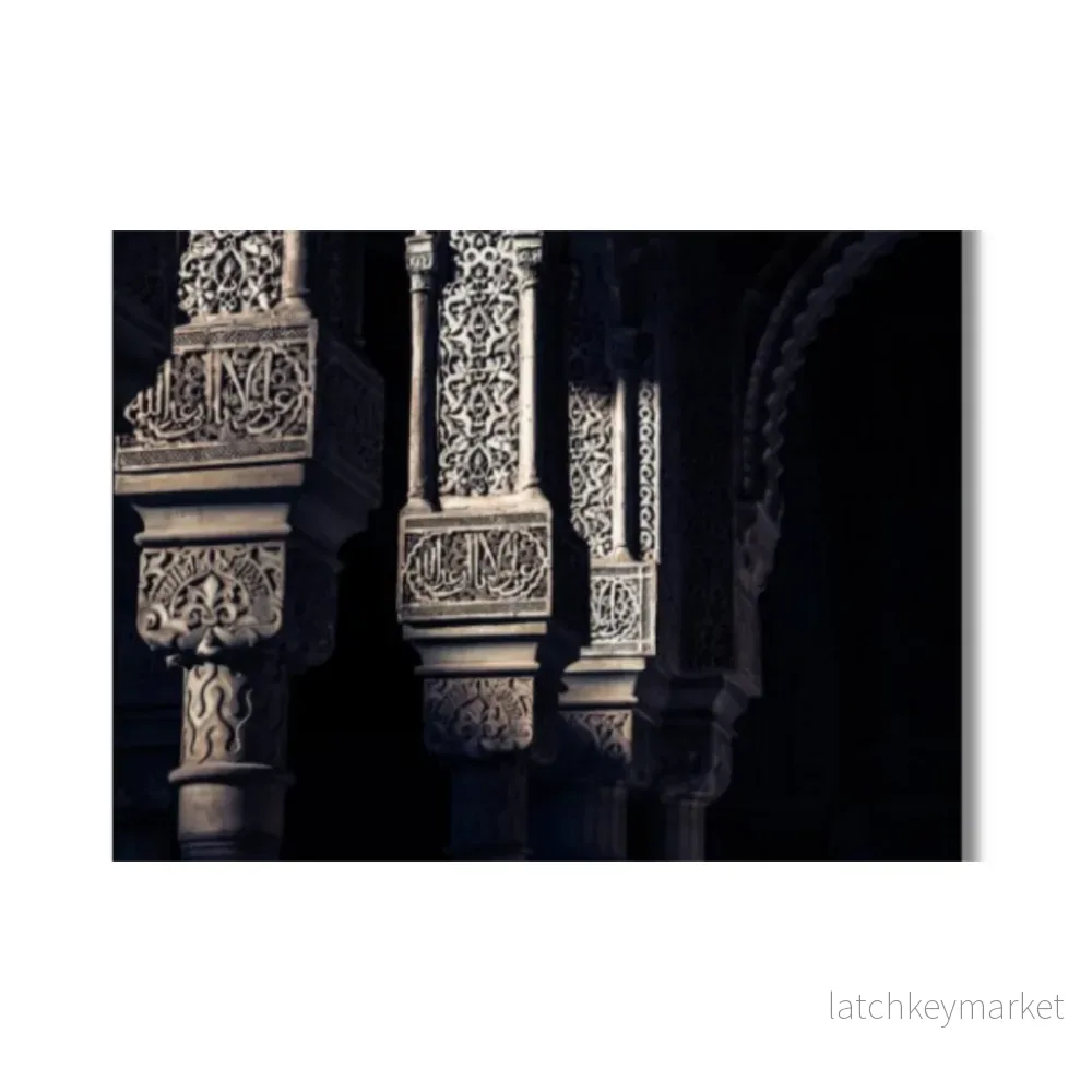 PILLARS WITH ORNAMENTS