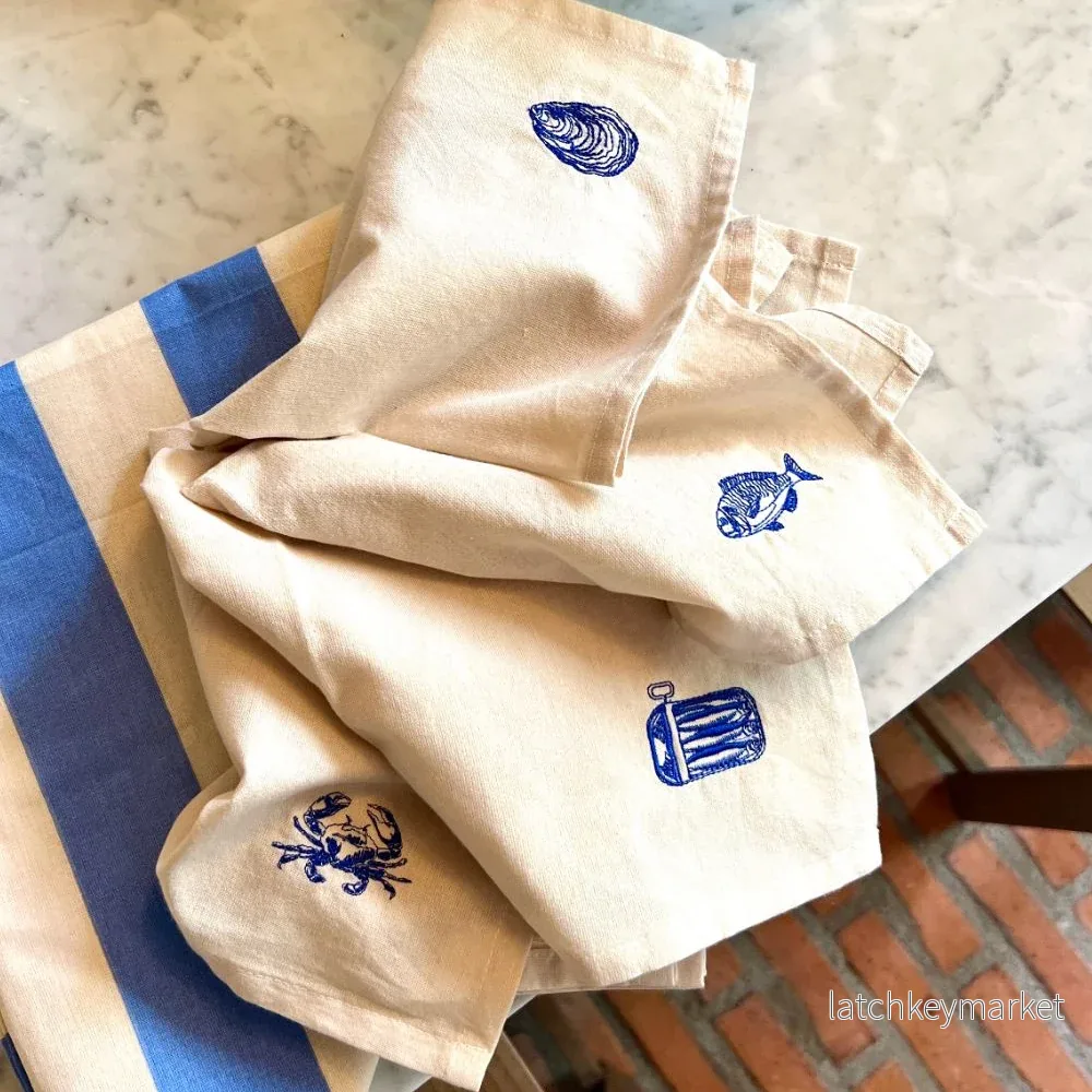 Midnatt Napkin Set La Mer Midnatt Napkin Set La Mer