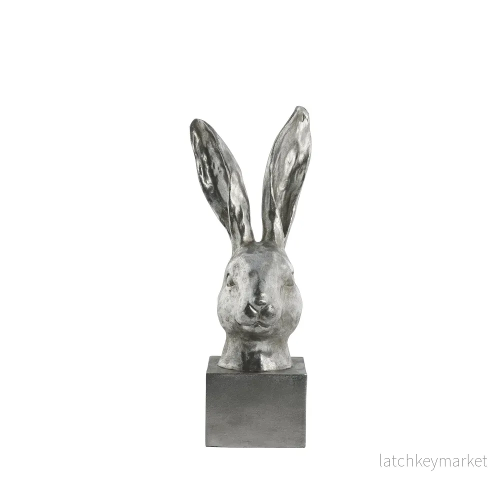 Semina påskharefigur H32,5 cm. Silver - Bild 2