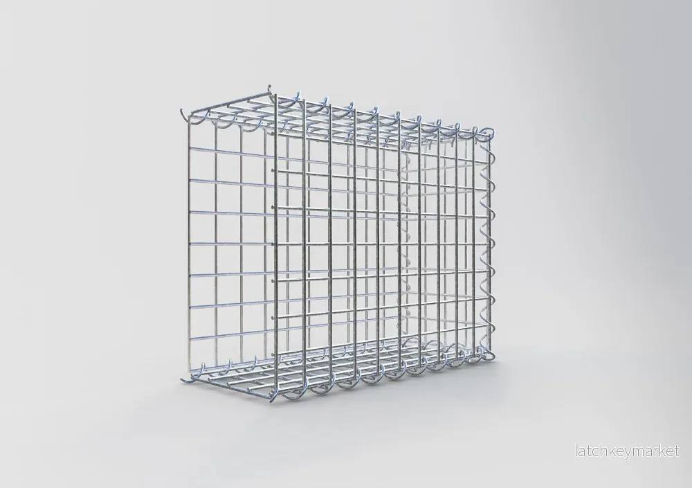 Extra gabion typ 2 50 cm x 40 cm x 20 cm (L x H x D), maskstorlek 5 cm x 5 cm, spiral - Bild 2