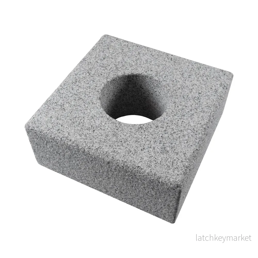 Stolpelement Bergama Granit Grå Modern 350x350x150 - Bild 3