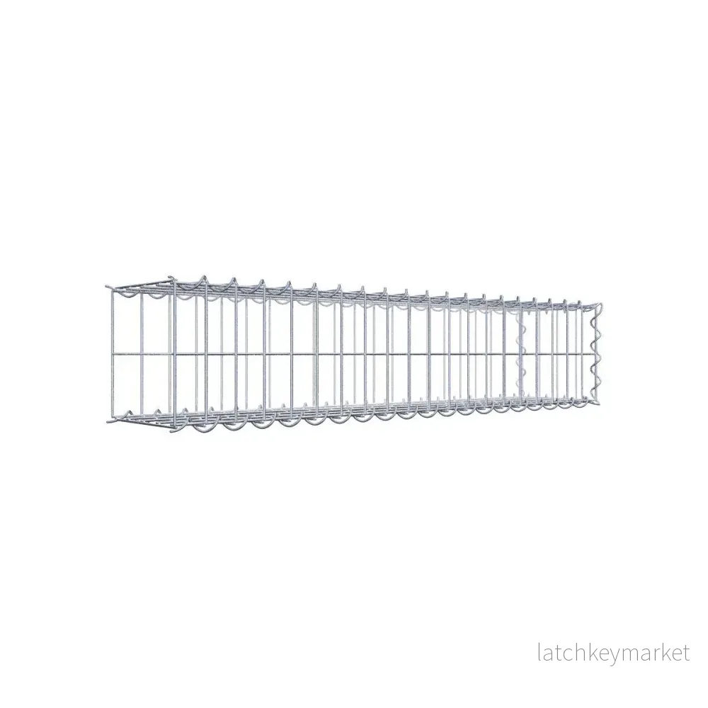 Extra gabion typ 2 100 cm x 20 cm x 20 cm (L x H x D), maskstorlek 5 cm x 10 cm, spiral Extra gabion typ 2 100 cm x 20 cm x 20 cm (L x H x D), maskstorlek 5 cm x 10 cm, spiral