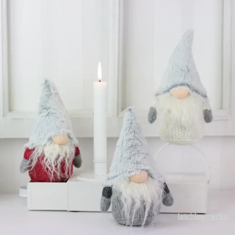 Juldekoration Inomhus Tomte Blyger 3-pack (B/H/D) 13x19x9cm  REA