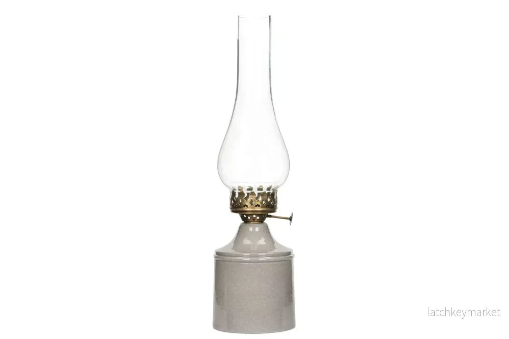 Ljuslykta Lampa till värmeljus Emalj Sand Iris Ø9x35cm REA Ljuslykta Lampa till värmeljus Emalj Sand Iris Ø9x35cm REA