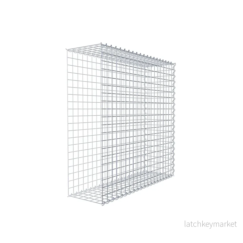 Extra gabion typ 2 100 cm x 100 cm x 30 cm (L x H x D), maskstorlek 5 cm x 5 cm, spiral - Bild 3