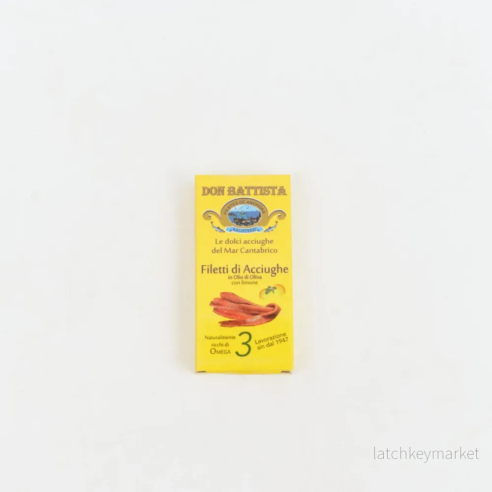 Canned Anchovies Lemon Canned Anchovies Lemon
