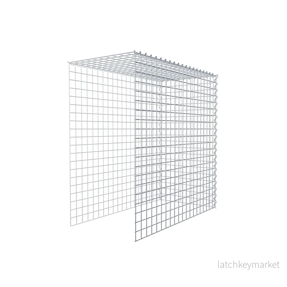 Extra gabion typ 4 100 cm x 100 cm x 50 cm (L x H x D), maskstorlek 5 cm x 5 cm, spiral - Bild 3
