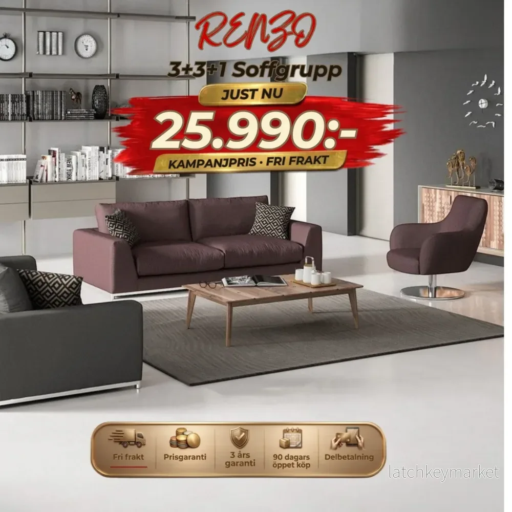 Renzo 3+3+1 Soffgrupp