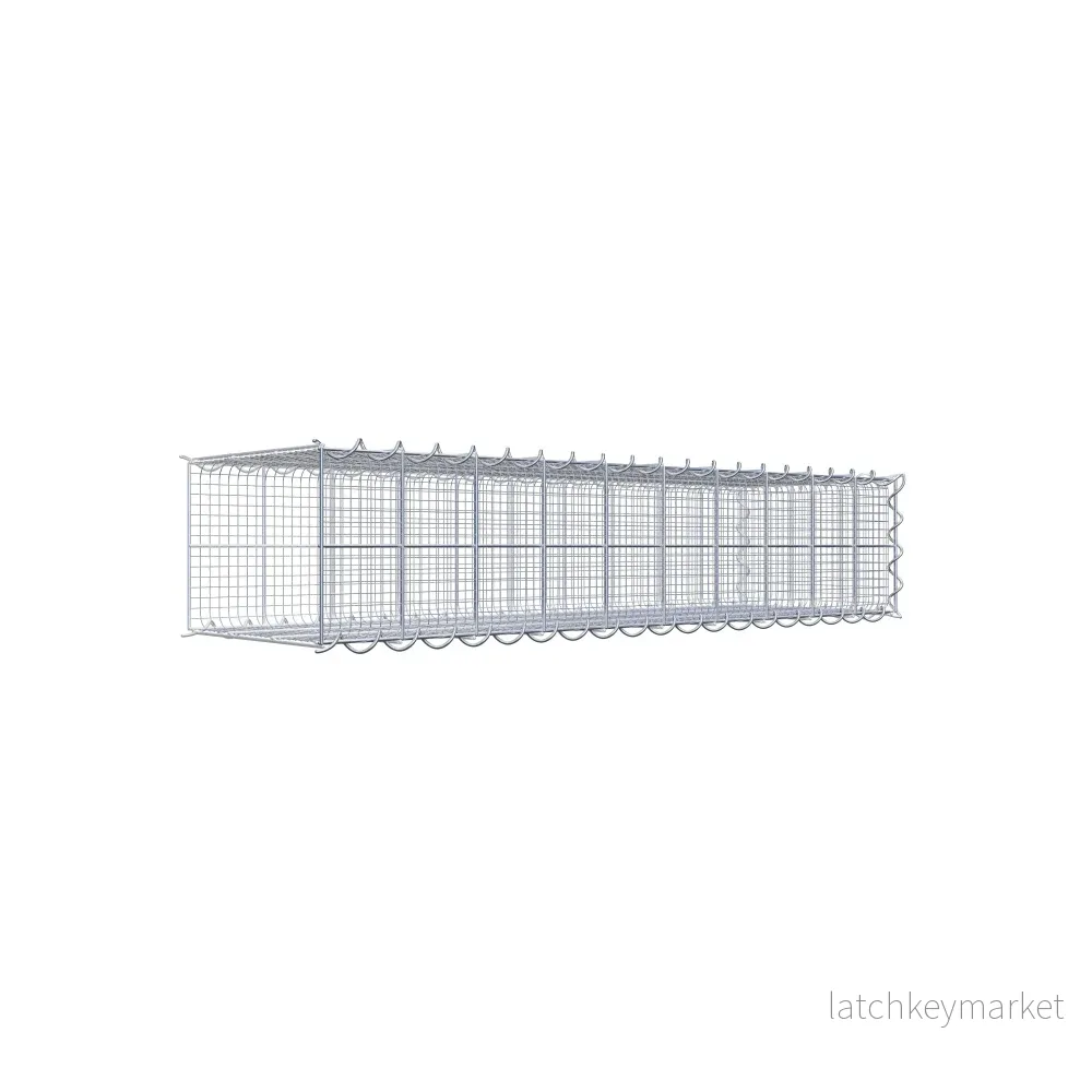 Sandodlingsgabion typ 2 100 cm x 20 cm x 30 cm (L x H x D), maskstorlek 10 cm x 10 cm, spiral