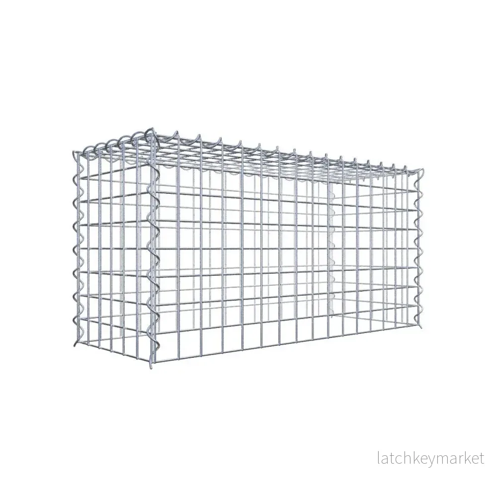 Extra gabion typ 3 80 cm x 40 cm x 30 cm (L x H x D), maskstorlek 5 cm x 5 cm, spiral Extra gabion typ 3 80 cm x 40 cm x 30 cm (L x H x D), maskstorlek 5 cm x 5 cm, spiral