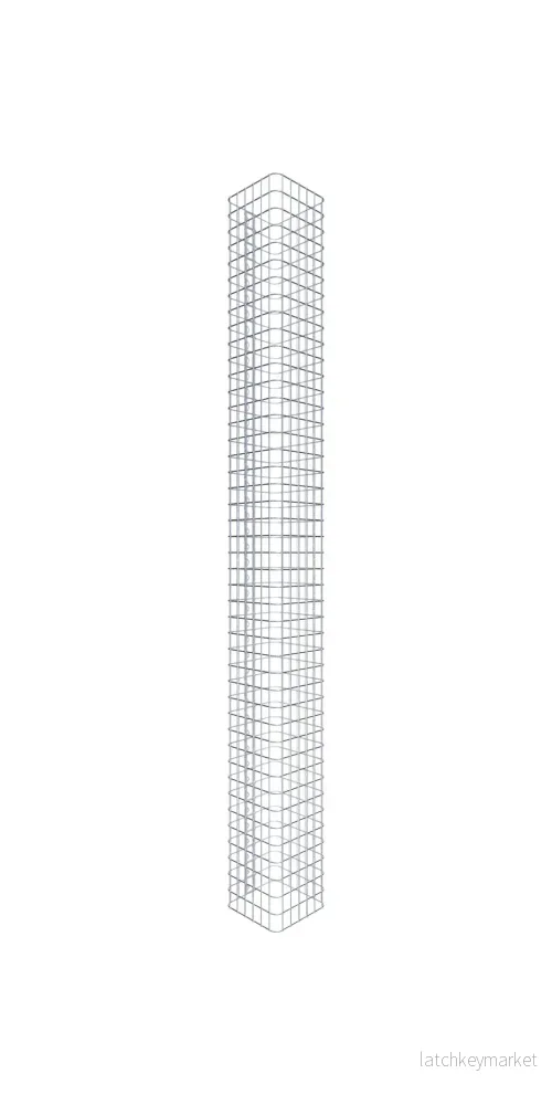 Gabionpelare 32 x 32 cm MW 5 x 5 cm kvadrat - Bild 3